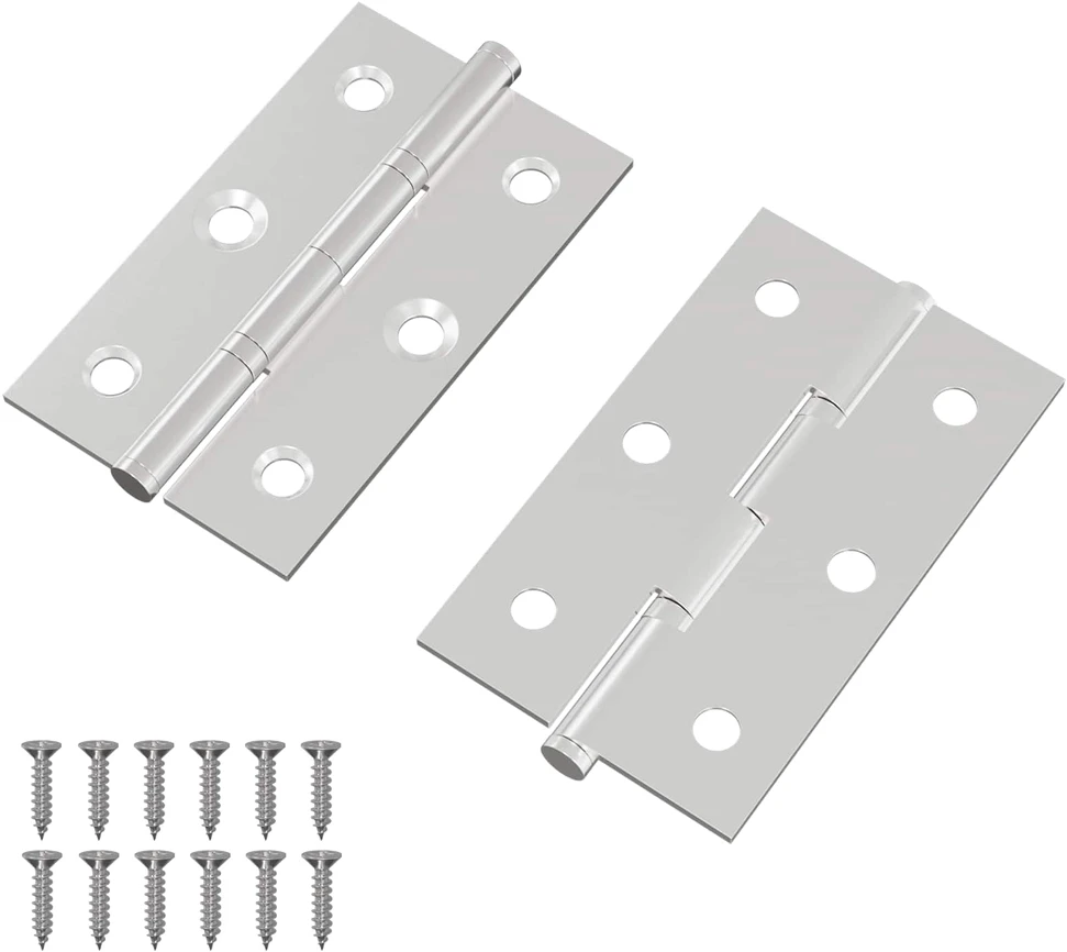 Vyrius Paprastas 2 vnt. Sidabrinė 58 x 35 x 1 mm Plienas