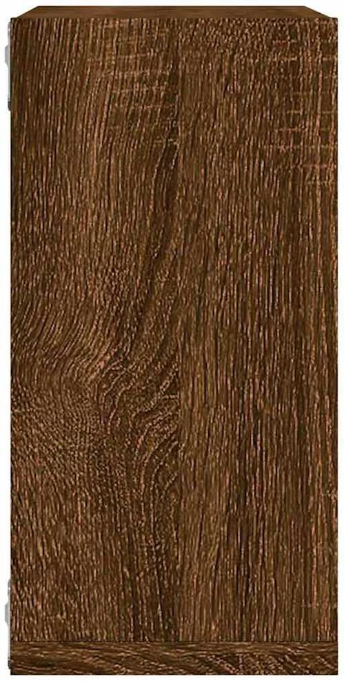 Wall Cube Lentynos 4 vnt Rudas ąžuolas 30x15x30 cm