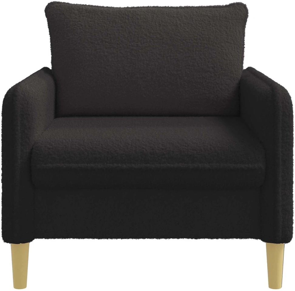 XL fotelis Juoda Bouclé