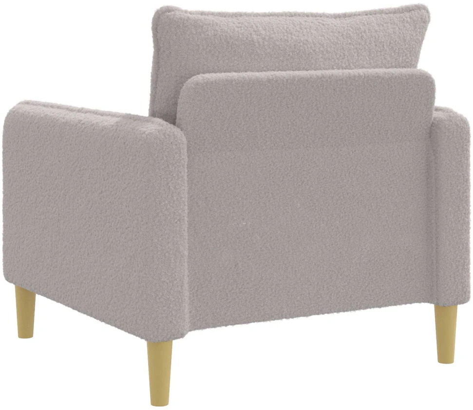 XL fotelis Šviesiai pilka Bouclé