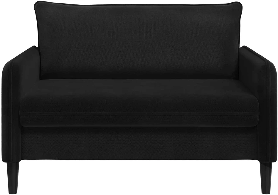 XXL fotelis Juoda Aksomas