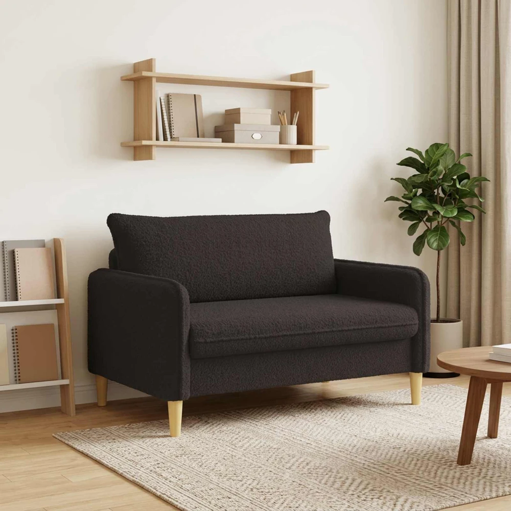 XXL fotelis Juoda Bouclé