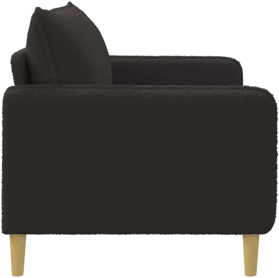 XXL fotelis Juoda Bouclé