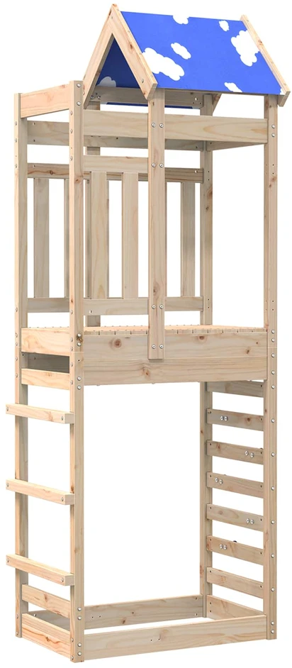 Žaidimų bokštas Ruda 85 x 52,5 x 239 cm Kietos pušies mediena