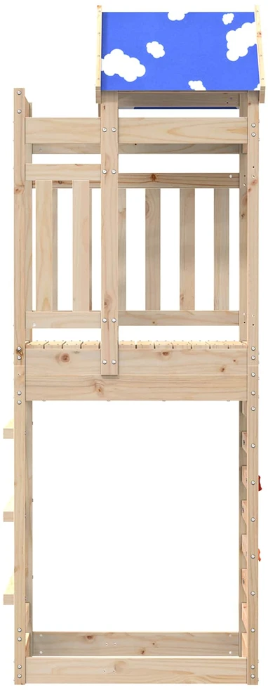 Žaidimų bokštas Ruda 85 x 52,5 x 239 cm Kietos pušies mediena