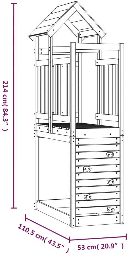 Žaidimų bokštas Ruda Kieta impregnuota mediena