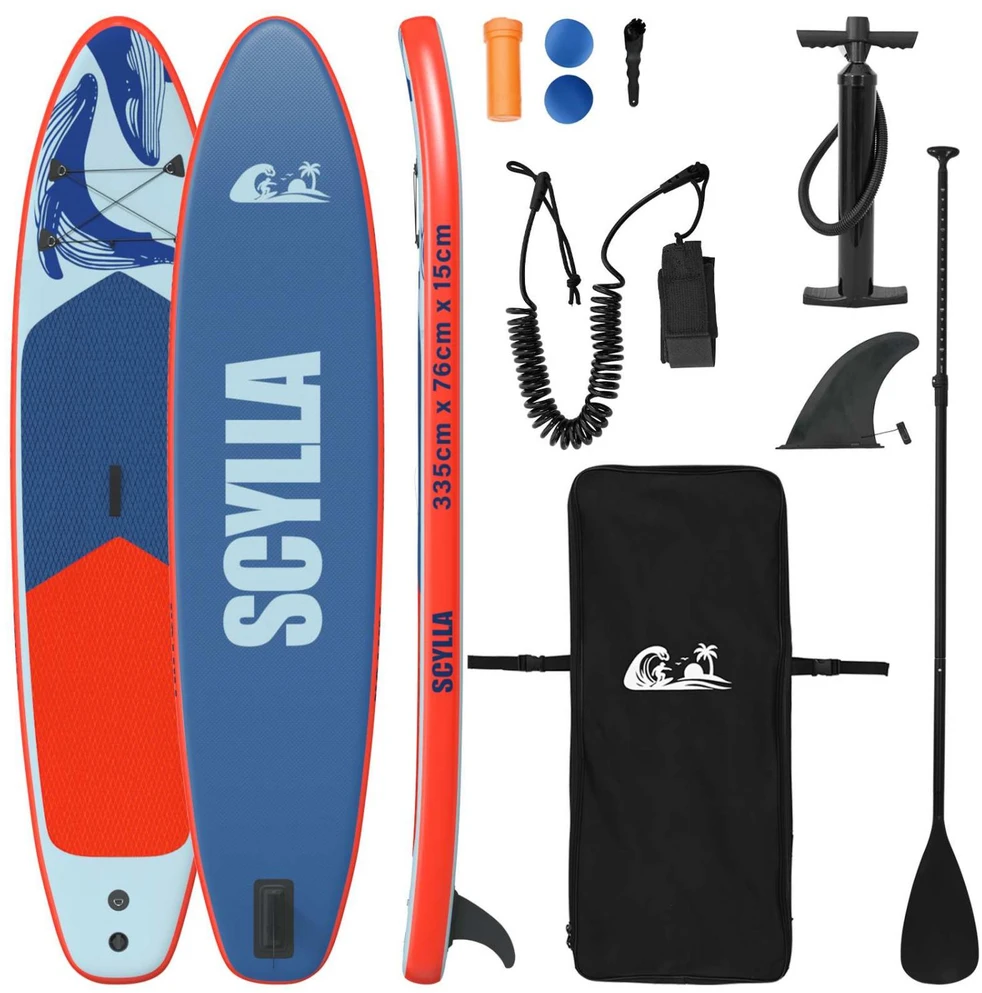 Inflatable Stand Up Paddle Board SCYLLA 335 x 76 x 15 cm Mėlyna