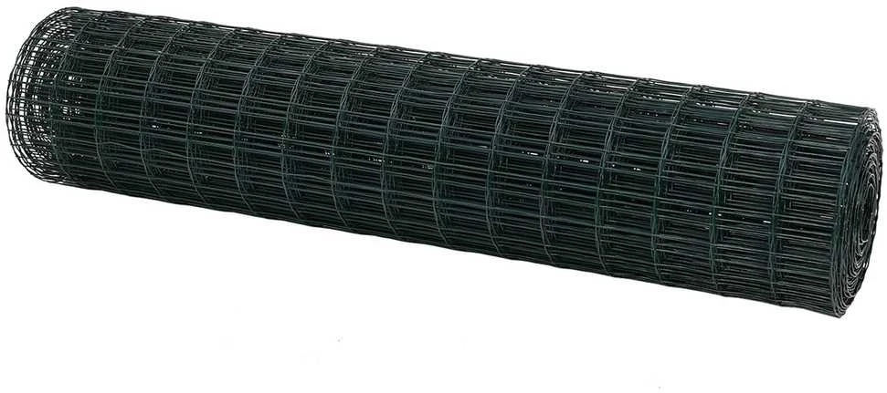 Euro tvora 1,2 x 10 m PVC padengta geležis Žalia