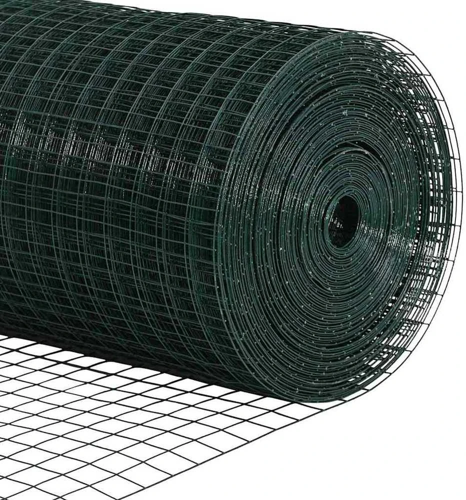 Suvirinto vielos tvoros 10000 x 40 cm Žalia