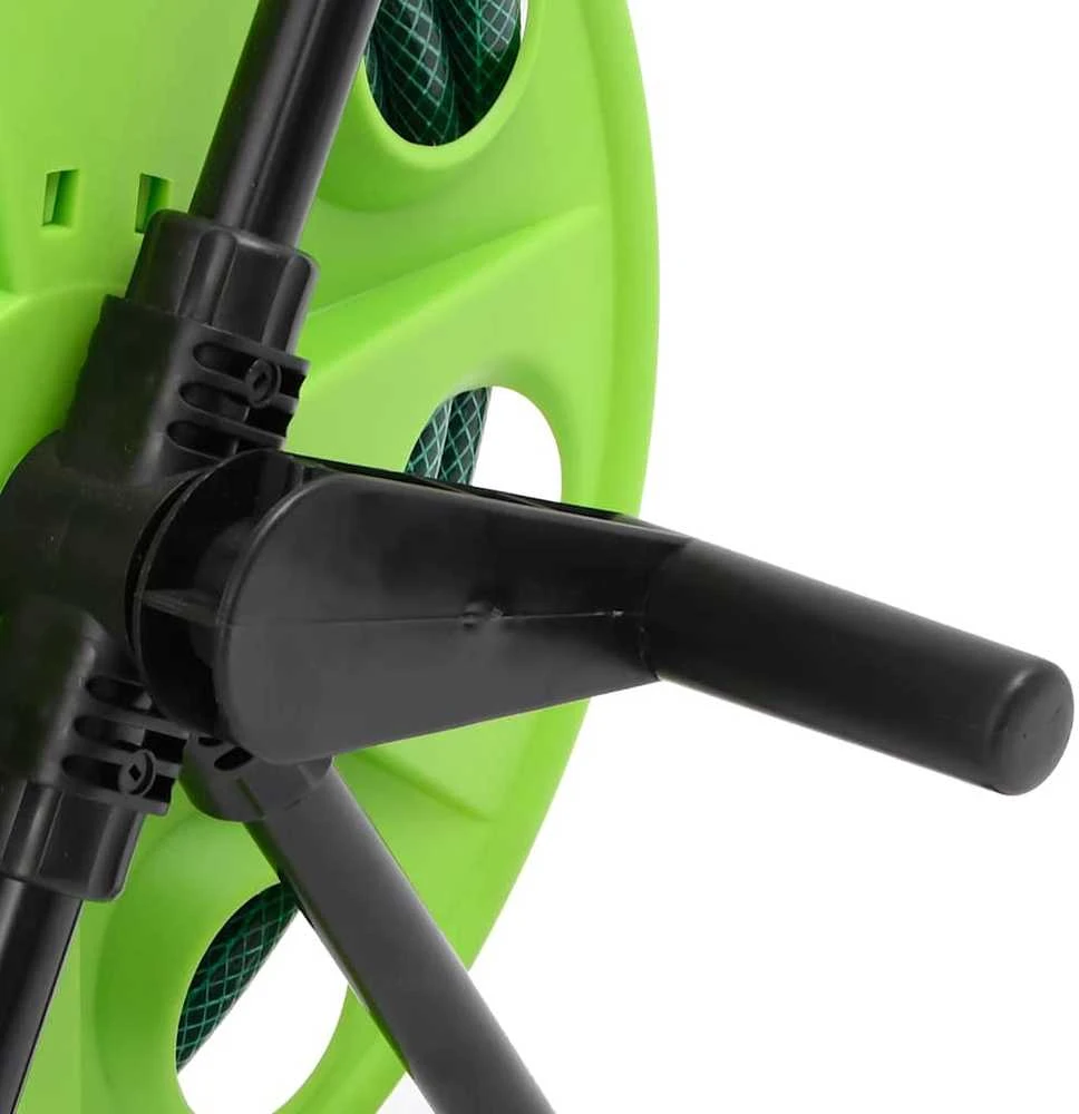 Žarnos ritė su tvirtinimo detalėmis, žalia, 0,75", 30m, PVC