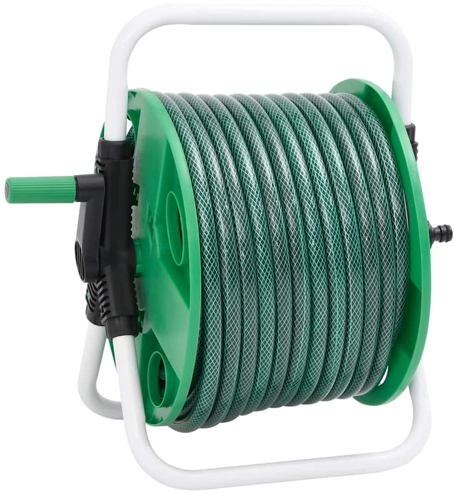 Žarnos ritė su tvirtinimo detalėmis, žalia, 0,75", 20m, PVC