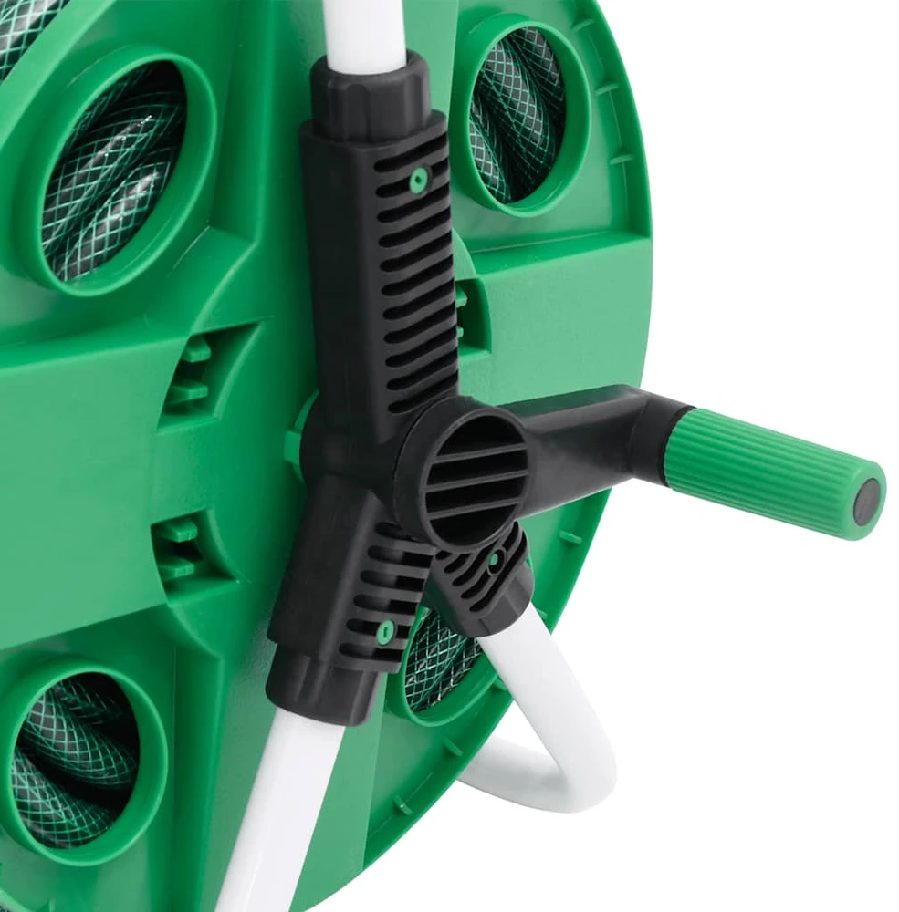 Žarnos ritė su tvirtinimo detalėmis, žalia, 0,5", 30m, PVC
