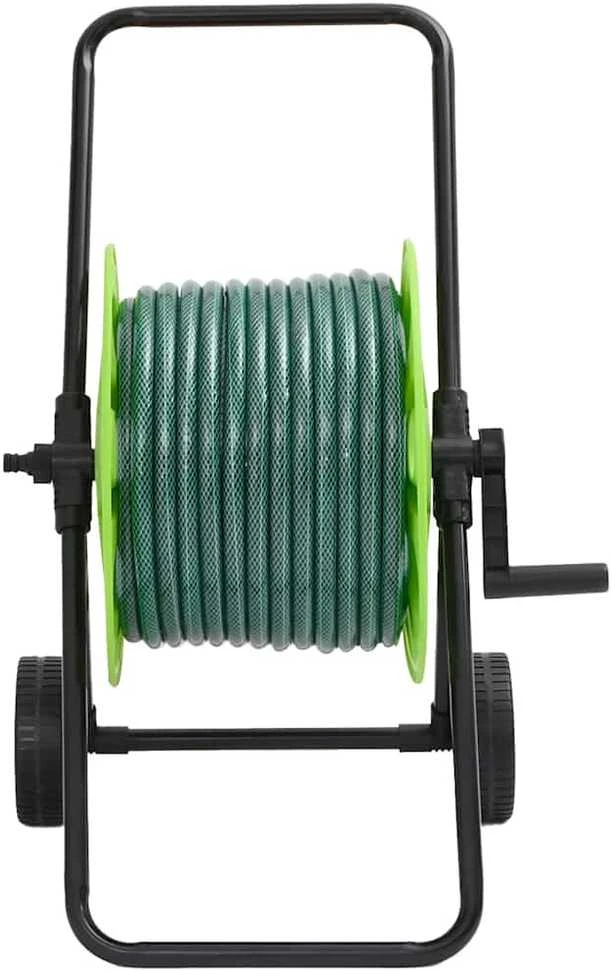 Žarnos ritė su tvirtinimo detalėmis, žalia, 0,75", 30m, PVC
