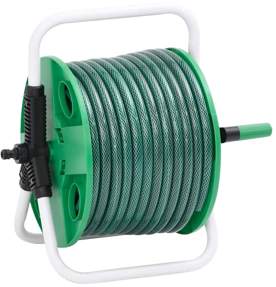 Žarnos ritė su tvirtinimo detalėmis, žalia, 0,75", 20m, PVC