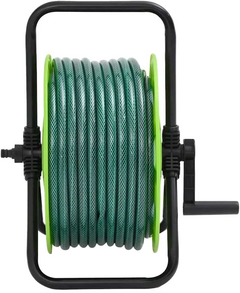 Žarnos ritė su tvirtinimo detalėmis, žalia, 0,5", 20m, PVC