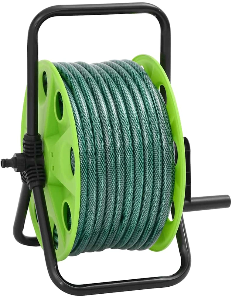 Žarnos ritė su tvirtinimo detalėmis, žalia, 0,75", 20m, PVC