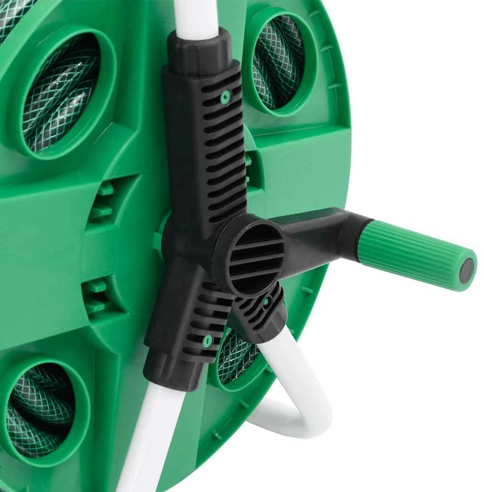 Žarnos ritė su tvirtinimo detalėmis, žalia, 0,5", 30m, PVC