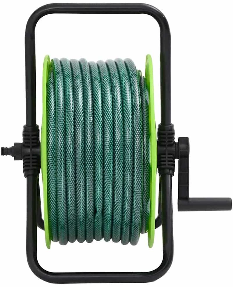 Žarnos ritė su tvirtinimo detalėmis, žalia, 0,5", 30m, PVC