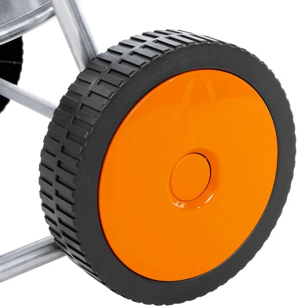 Žarnos ritės vežimėlis 110 m 1/2"/80 m 3/4" žarnai, plienas