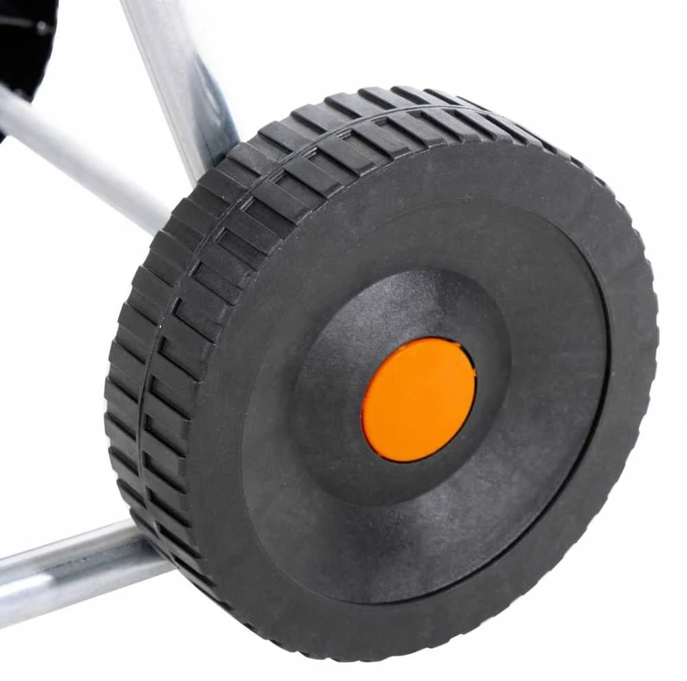 Žarnos ritės vežimėlis 50 m 1/2" arba 35 m 3/4" žarnai, plienas