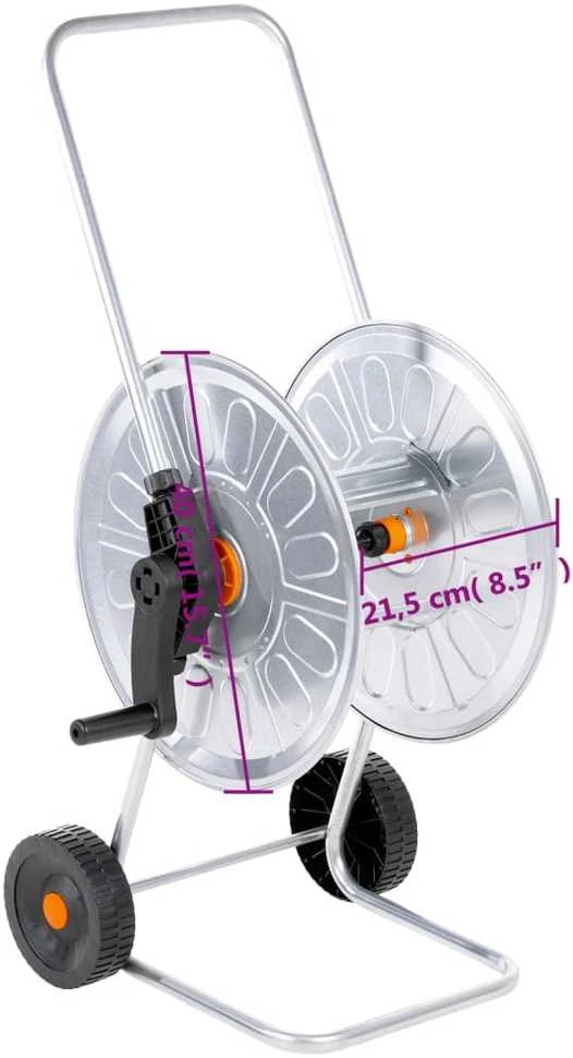 Žarnos ritės vežimėlis 60 m 1/2" žarnai, plienas