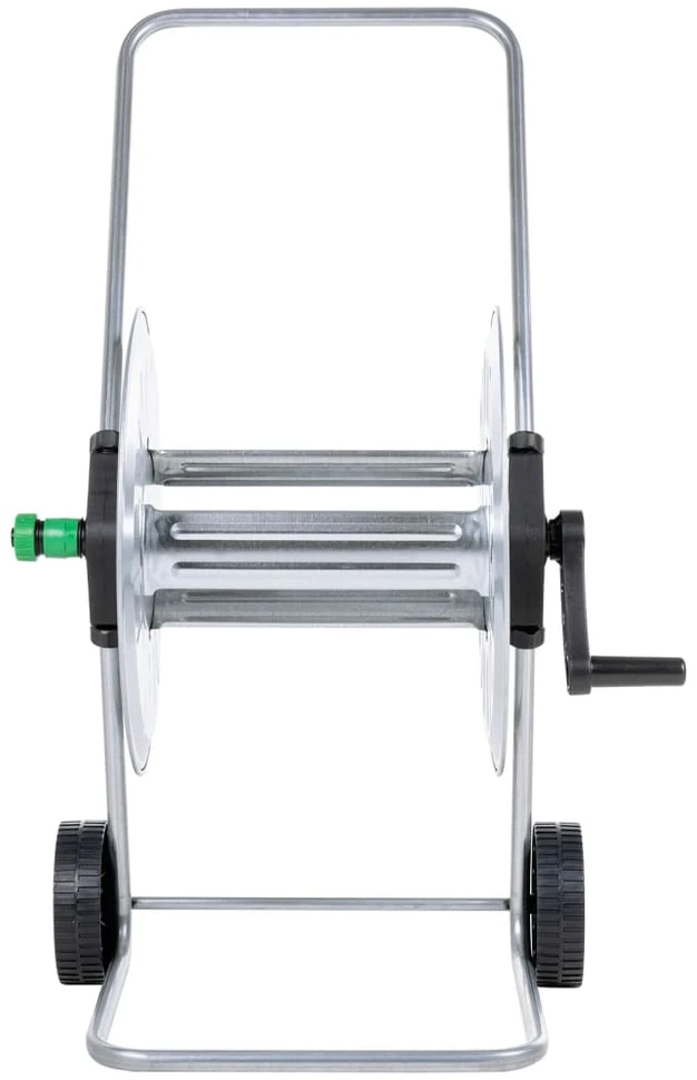 Žarnos ritės vežimėlis 80 m 1/2" arba 50 m 3/4" žarnai, plienas