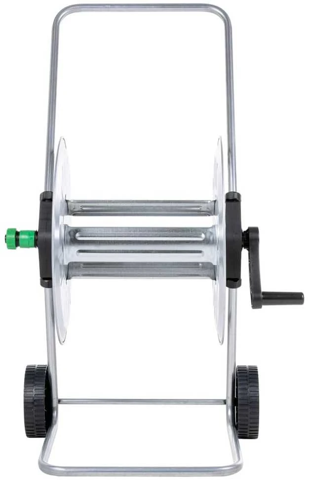 Žarnos ritės vežimėlis 80 m 1/2" arba 50 m 3/4" žarnai, plienas