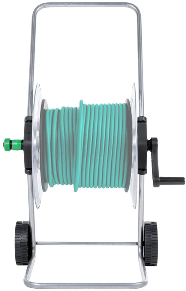 Žarnos ritės vežimėlis 80 m 1/2" arba 50 m 3/4" žarnai, plienas