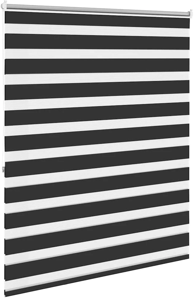 Zebra Žaliuzė, Roletas 120 x 175 cm, Juodas