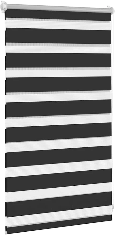 Zebra Žaliuzė, Roletas 50 x 100 cm, Juodas