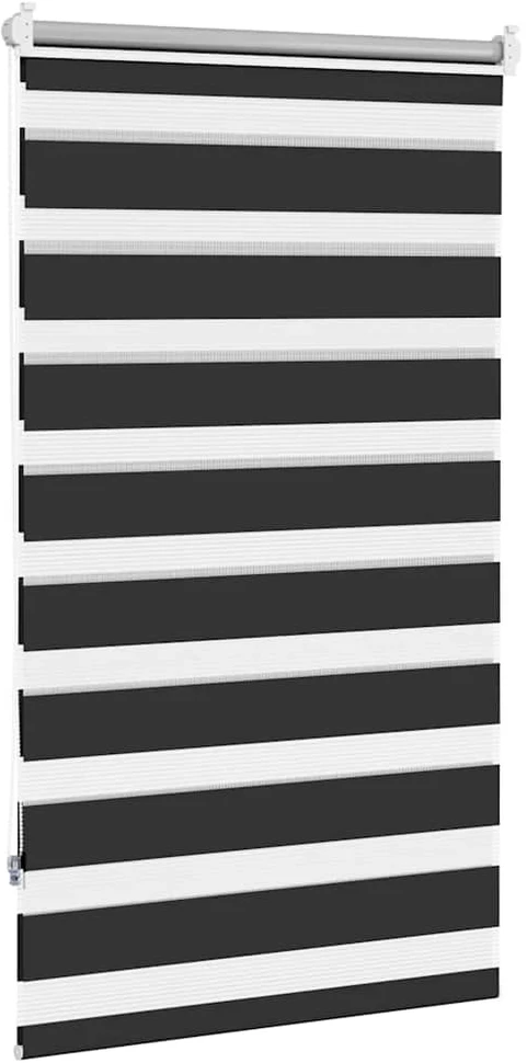 Zebra Žaliuzė, Roletas 90 x 150 cm, Juodas