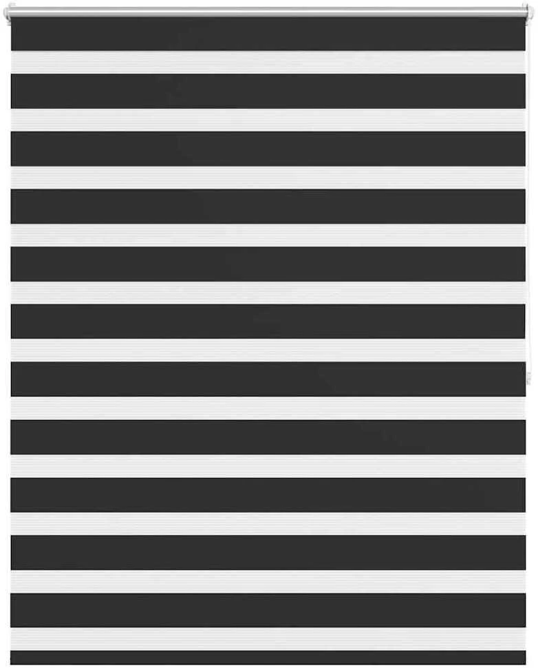Zebra Žaliuzė, Roletas 140 x 175 cm, Juodas