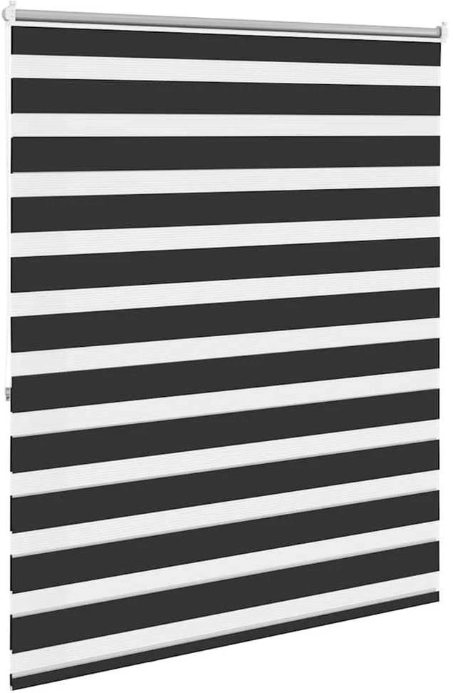 Zebra Žaliuzė, Roletas 140 x 175 cm, Juodas