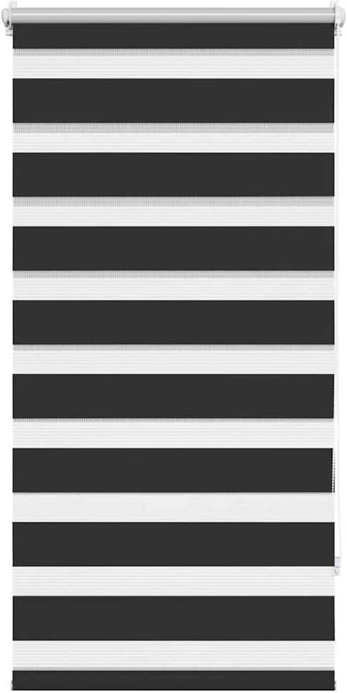 Zebra Žaliuzė, Roletas 60 x 120 cm, Juodas