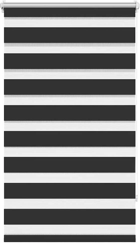 Zebra Žaliuzė, Roletas 90 x 150 cm, Juodas