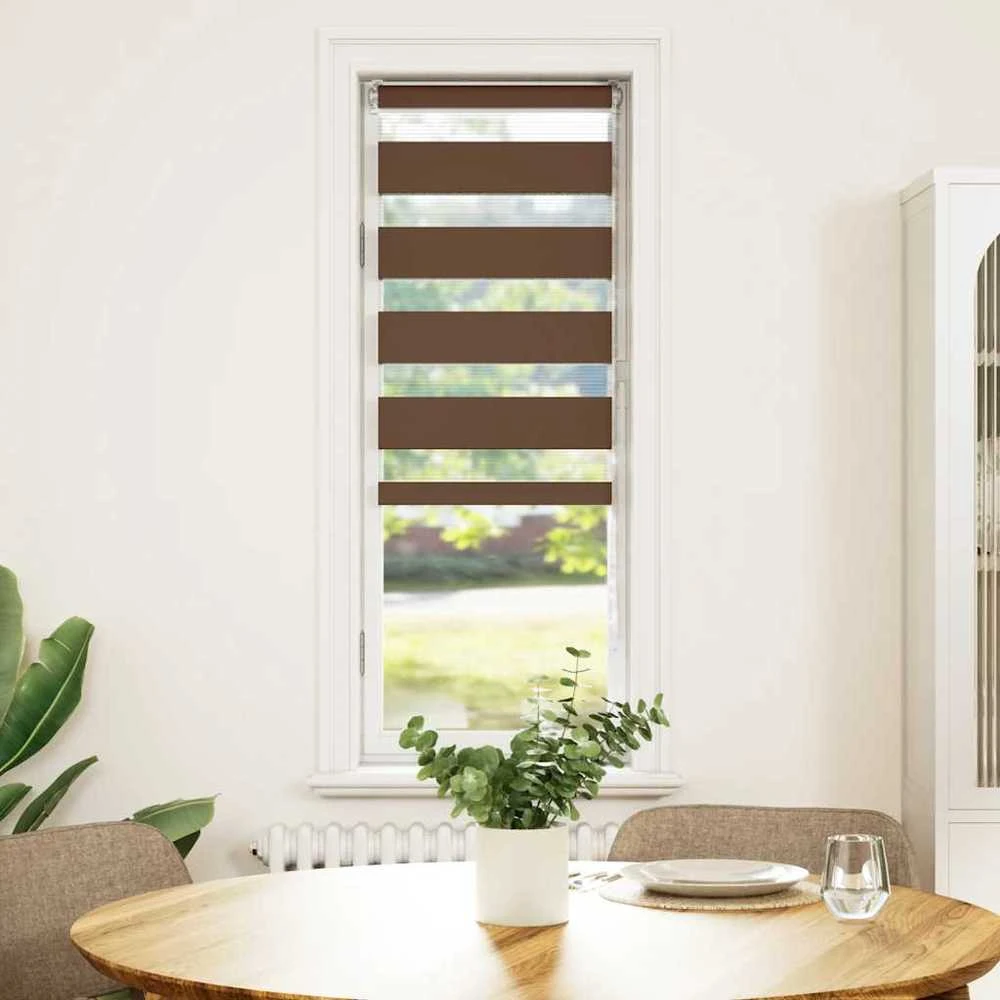 zebrinės žaliuzės 40x150 cm audinio plotis 35,9 cm poliesteris