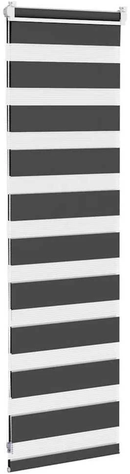 zebrinės žaliuzės 45x100 cm audinio plotis 40,9 cm poliesteris
