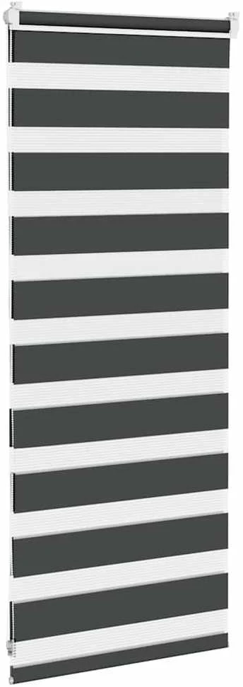 zebrinės žaliuzės 60x100 cm audinio plotis 55,9 cm poliesteris