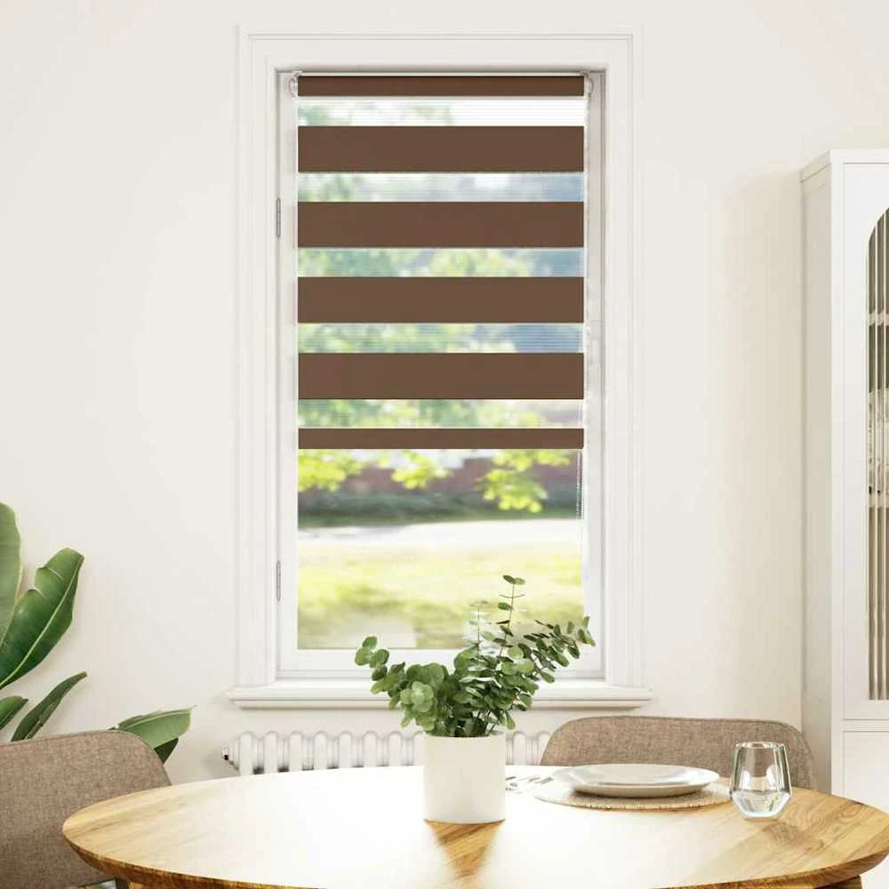 zebrinės žaliuzės 60x150 cm audinio plotis 55,9 cm poliesteris