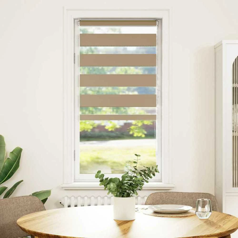 zebrinės žaliuzės 60x150 cm audinio plotis 55,9 cm poliesteris
