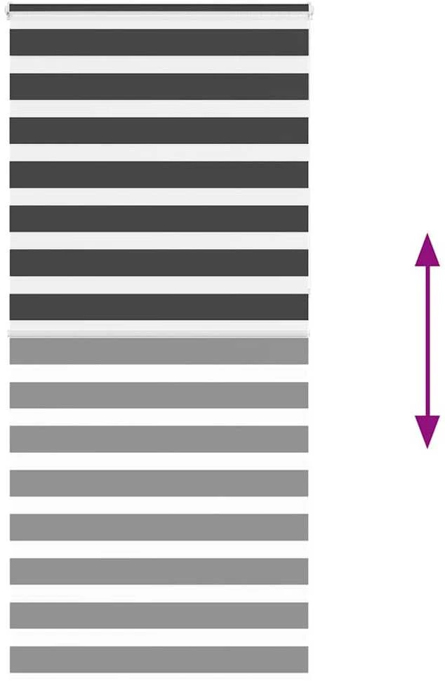 zebrinės žaliuzės 95x230 cm audinio plotis 90,9 cm poliesteris