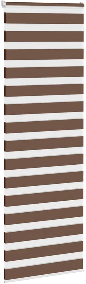 Zebrinės žaliuzės, rudos, 70x230 cm, audinys, plotis 65,9 cm, poliesteris