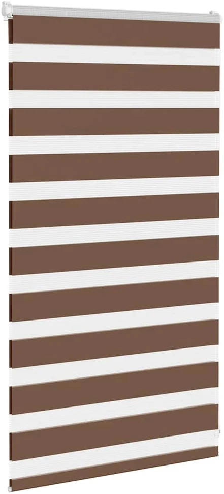 Zebro žaliuzė, ruda, 75x100 cm, audinys, plotis 70,9 cm, poliesteris