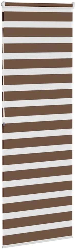 Zebro žaliuzė, ruda, 75x200 cm, audinys, plotis 70,9 cm, poliesteris