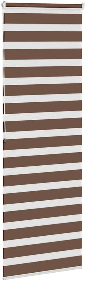 Zebro žaliuzė, ruda, 80x200 cm, audinys, plotis 75,9 cm, poliesteris