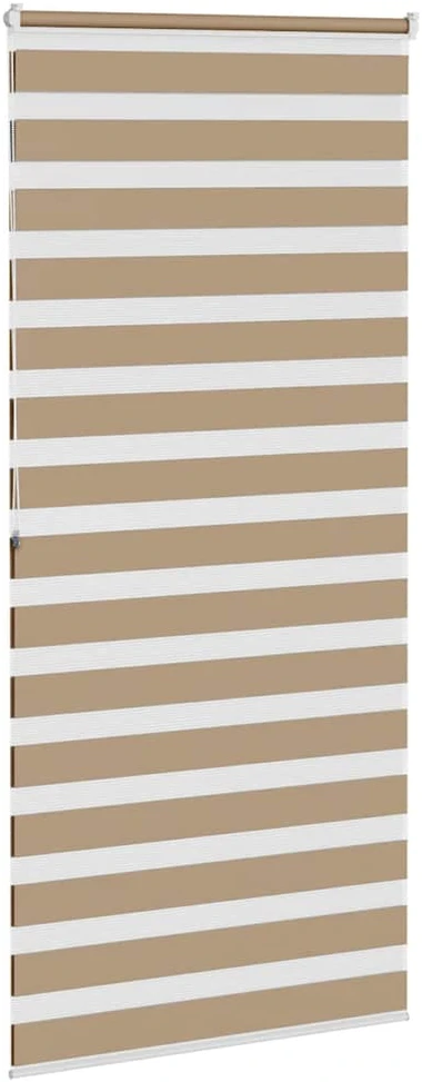 Zebro žaliuzė, smėlio rudos spalvos, 100x200 cm, audinys, plotis 95,9 cm, poliesteris
