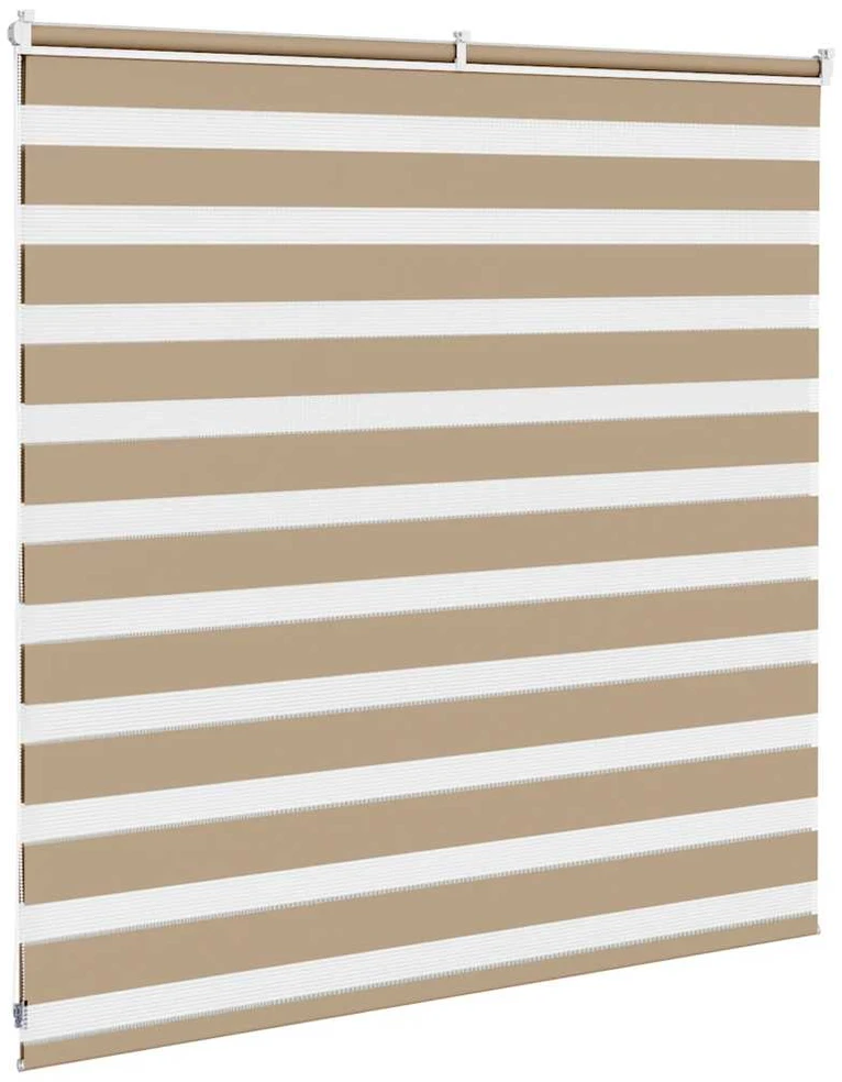 Zebro žaliuzė, smėlio rudos spalvos, 150x100 cm, audinys, plotis 145,9 cm, poliesteris