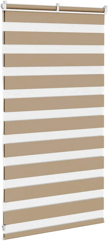 Zebro žaliuzė, smėlio rudos spalvos, 70x100 cm, audinys, plotis 65,9 cm, poliesteris