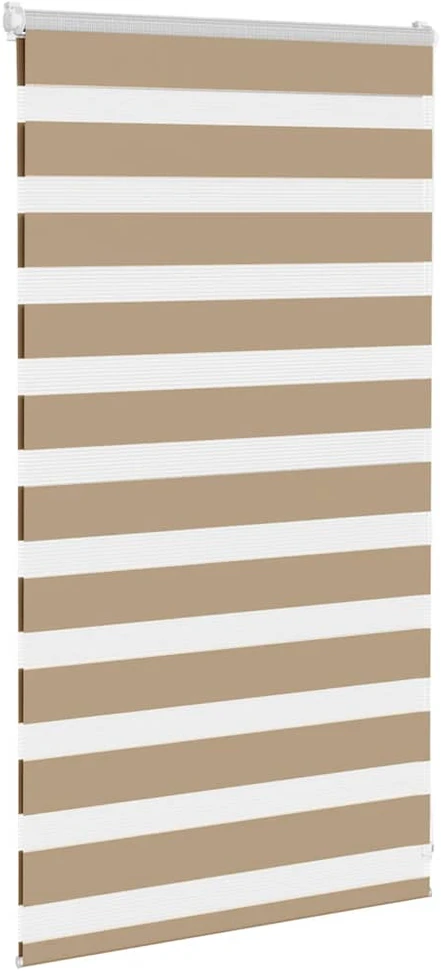 Zebro žaliuzė, smėlio rudos spalvos, 70x100 cm, audinys, plotis 65,9 cm, poliesteris