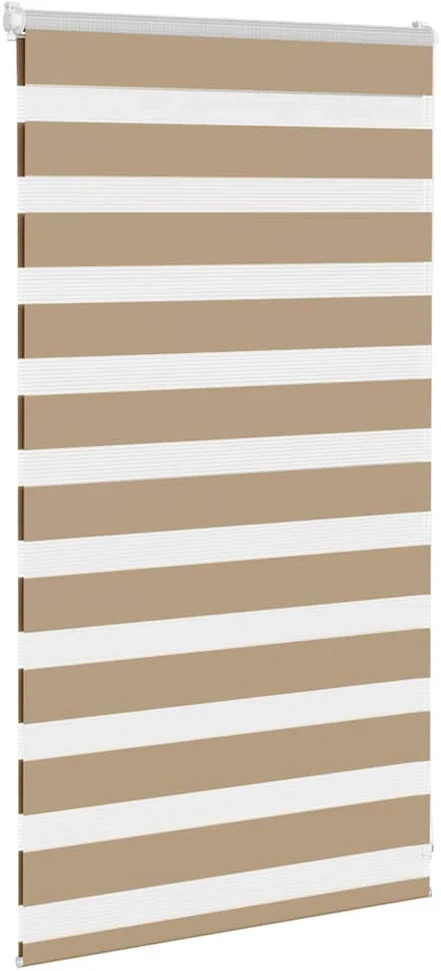 Zebro žaliuzė, smėlio rudos spalvos, 90x100 cm, audinys, plotis 85,9 cm, poliesteris